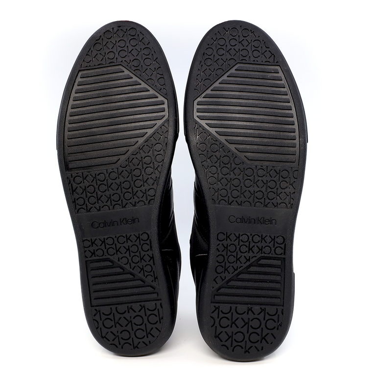 Sneakers  bărbați Calvin Klein negri din material sintetic și textil 2374BP0248N