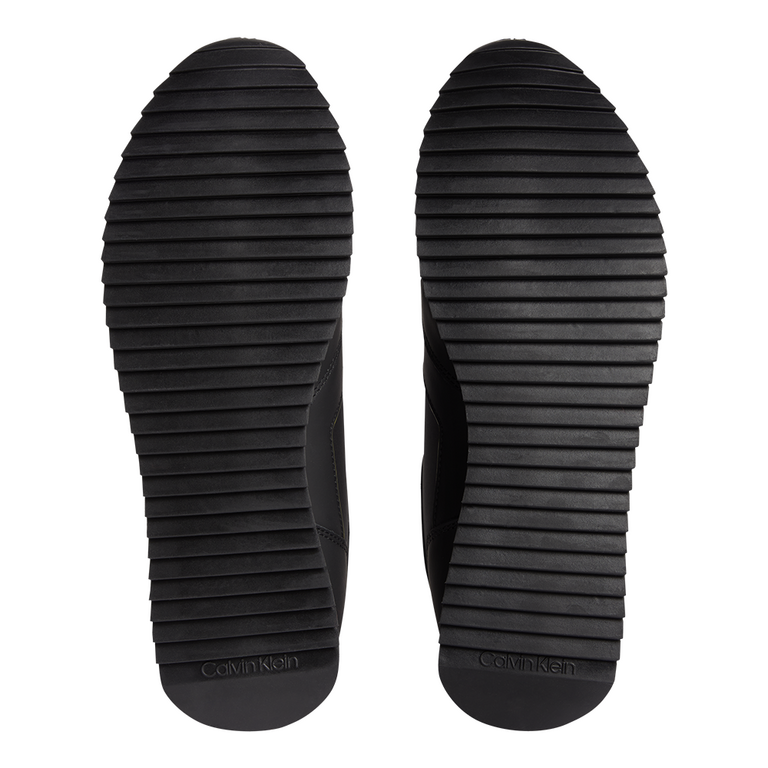 Sneakers bărbați Calvin Klein negri din piele naturală + material textil 2374BP0741N 