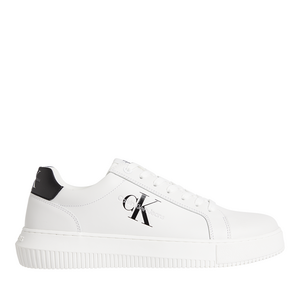 Sneakers bărbați CK Calvin Klein albi din piele cu logo 2375BP0681A