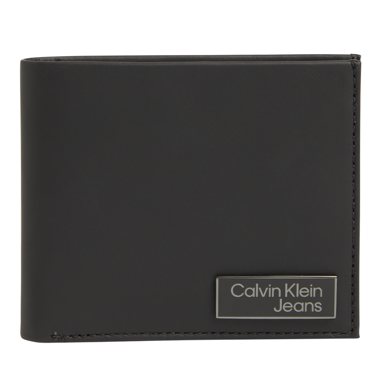 Portmoneu bărbați Calvin Klein negru din piele naturală 3105BPU0127N