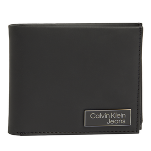 Portmoneu bărbați Calvin Klein negru din piele naturală 3105BPU0131N