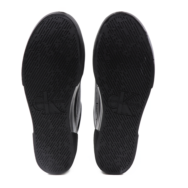 Pantofi femei Calvin Klein Jeans negri din piele 2372DP0366N