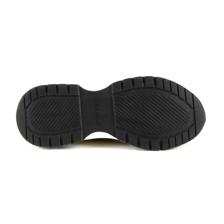 Pantofi sport femei Calvin Klein negru cu detaliu galben 2379DP7980N