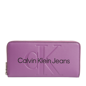 Portmoneu femei Calvin Klein mov cu logo 3D 3105DPU0358MO