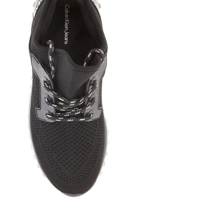 Pantofi sport femei Calvin Klein negri din knitted 2370DPS1641N