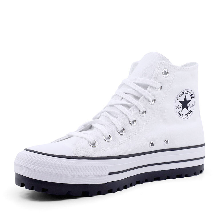 Sneakers high top bărbați CHUCK TAYLOR ALL STAR CITY TREK SEASONAL albi 2957BGS06775A