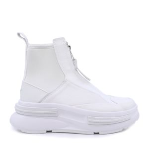 Sneakers high top femei Converse Run Star Legacy Chelsea Cx Luxe Workwear albi din piele și neopren 2946DGS04696A