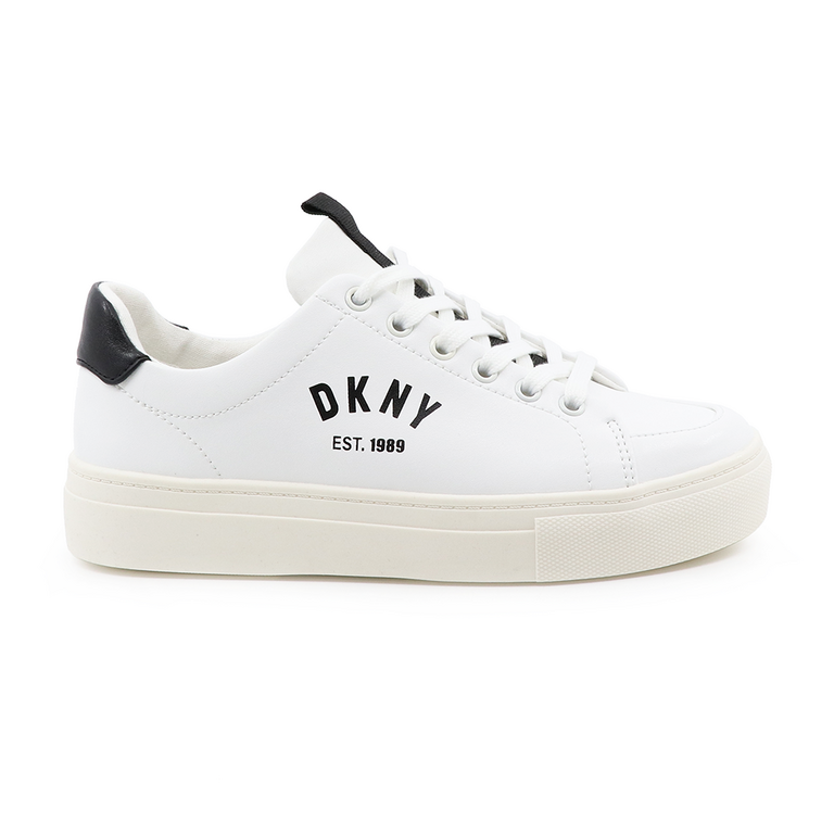 Pantofi femei DKNY albi 2553DP46181A