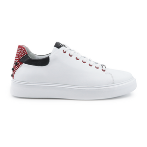 Pantofi bărbați Enzo Bertini albi din piele 3203BP15312A