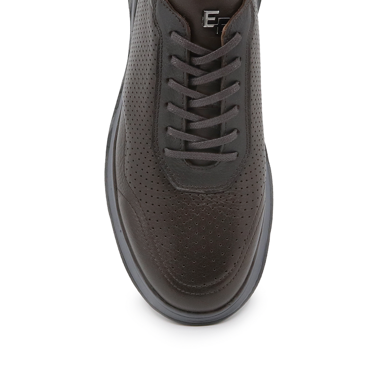 Pantofi bărbați Enzo Bertini maro din piele 3203BP15040M