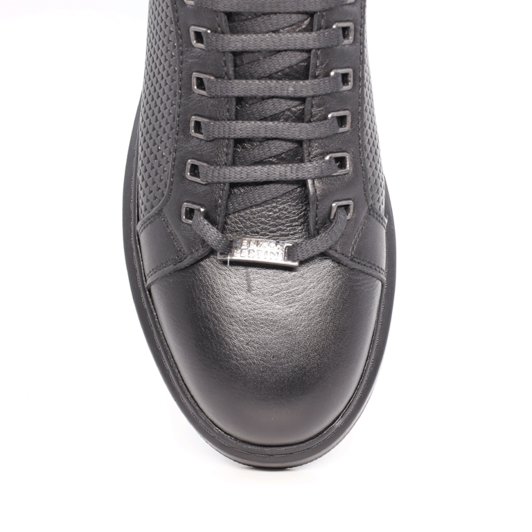 Pantofi bărbați Enzo Bertini negri din piele 2196bp12463n 
