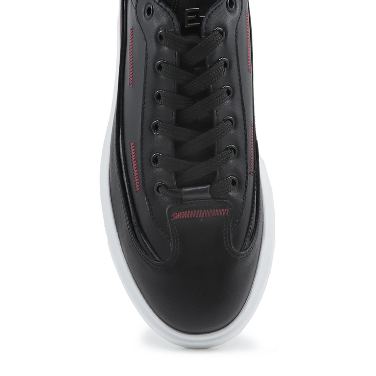 Pantofi bărbați Enzo Bertini negri din piele 3203BP15209N
