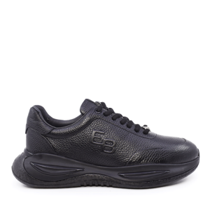 Pantofi bărbați Enzo Bertini negri din piele naturală 2016BP43501N
