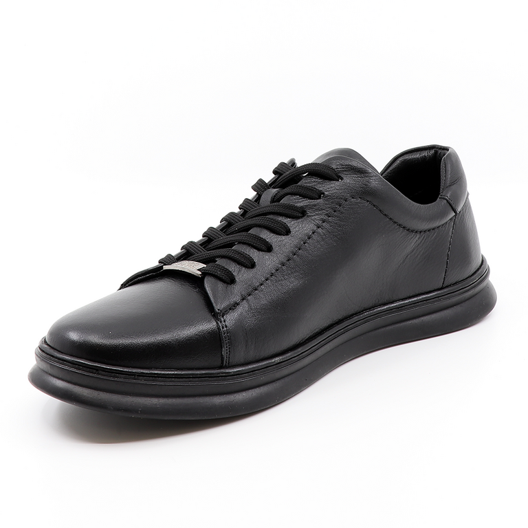 Pantofi barbati Enzo Bertini negri din piele  3682BP4750N
