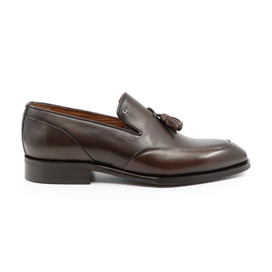 Pantofi loafers bărbați Enzo Bertini maro din piele 3383BP1147M