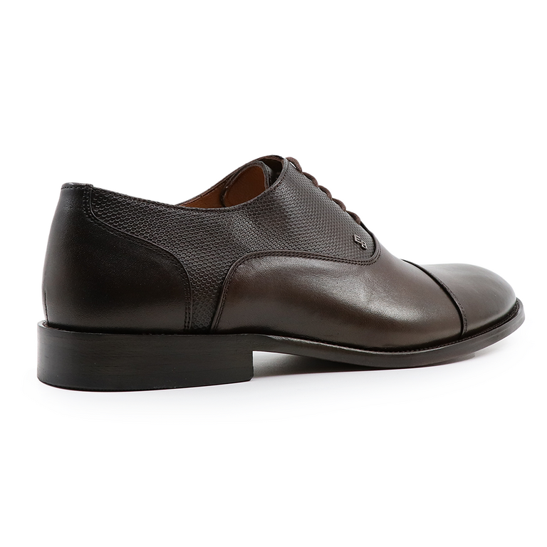 Pantofi oxford bărbați Enzo Bertini maro din piele 3383BP3580M