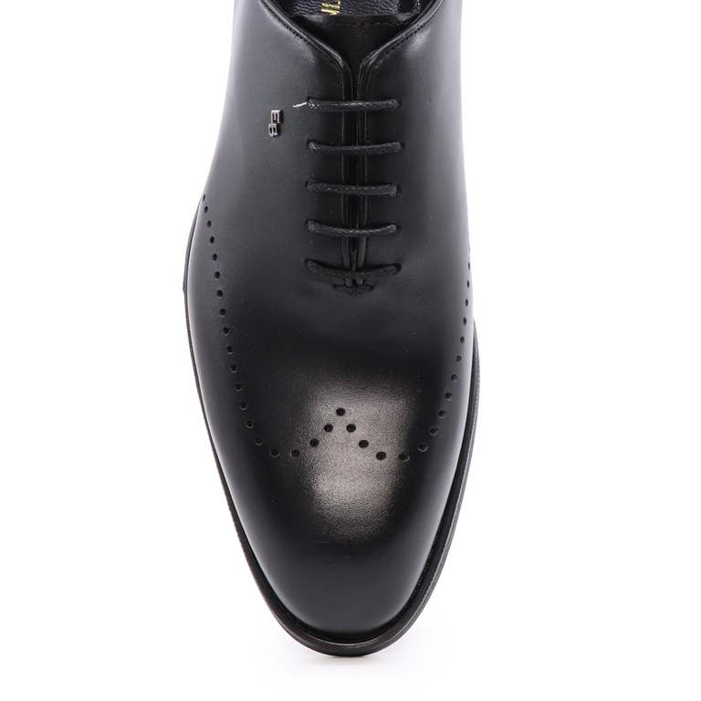 Pantofi oxford bărbați Enzo Bertini negri din piele 3384BP1207N