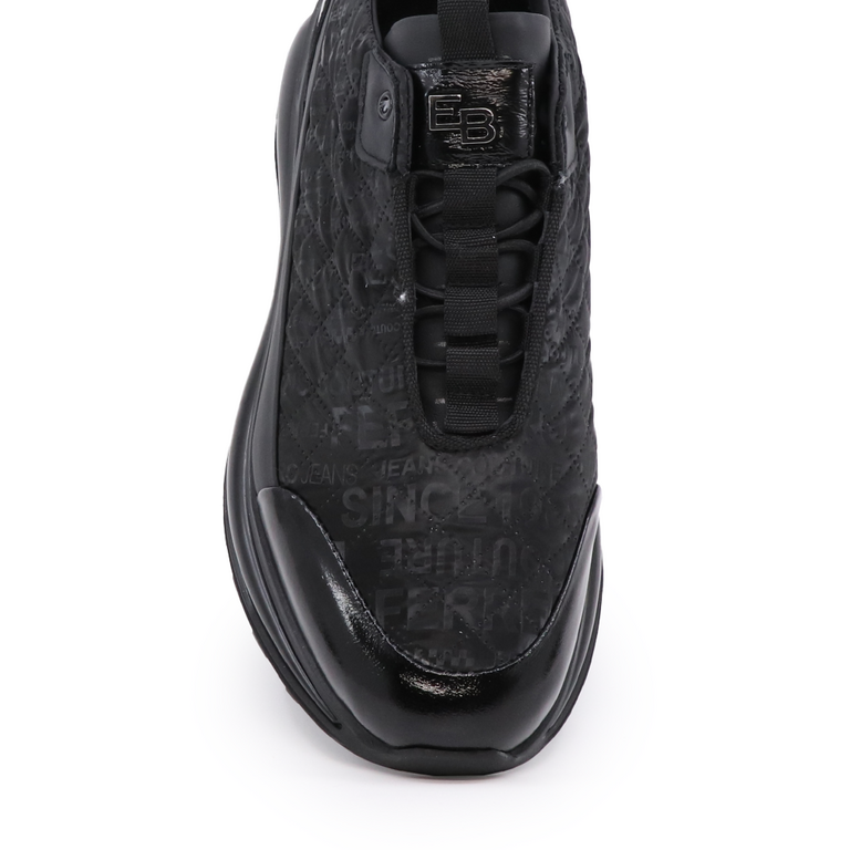 Pantofi sport bărbați Enzo Bertini negri din piele 3204BP16083N