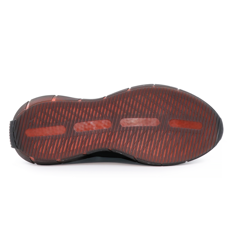 Pantofi sport bărbați Enzo Bertini negri din piele și material sintetic 3204bp12548n