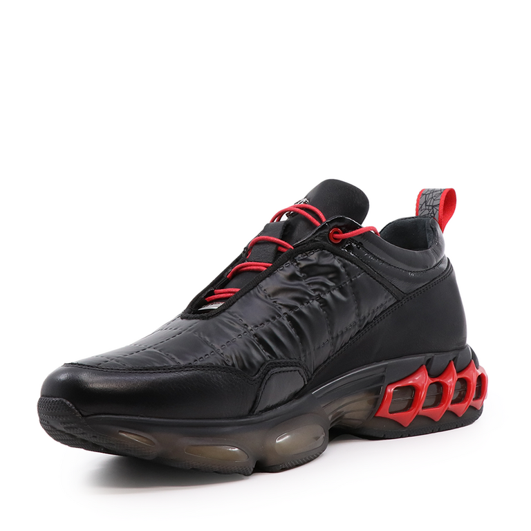 Pantofi sport bărbați Enzo Bertini negri din piele și material sintetic 3204bp14098n