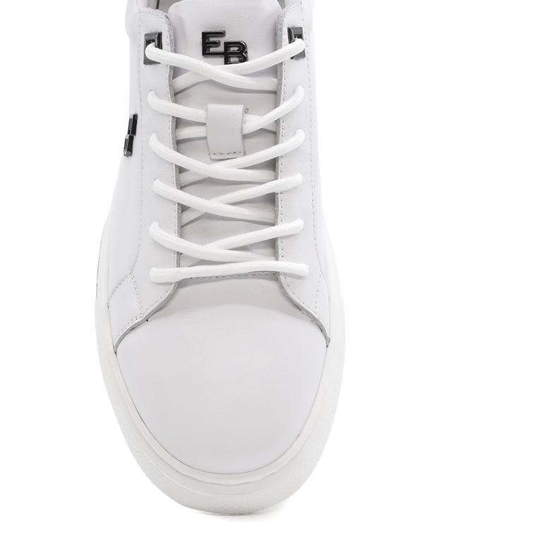 Sneakers bărbați Enzo Bertini albi din piele 3865BP352A 