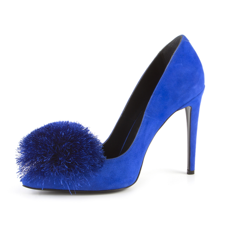 Pantofi femei Enzo Bertini albastri din piele intoarsa 2026dp15941vbt