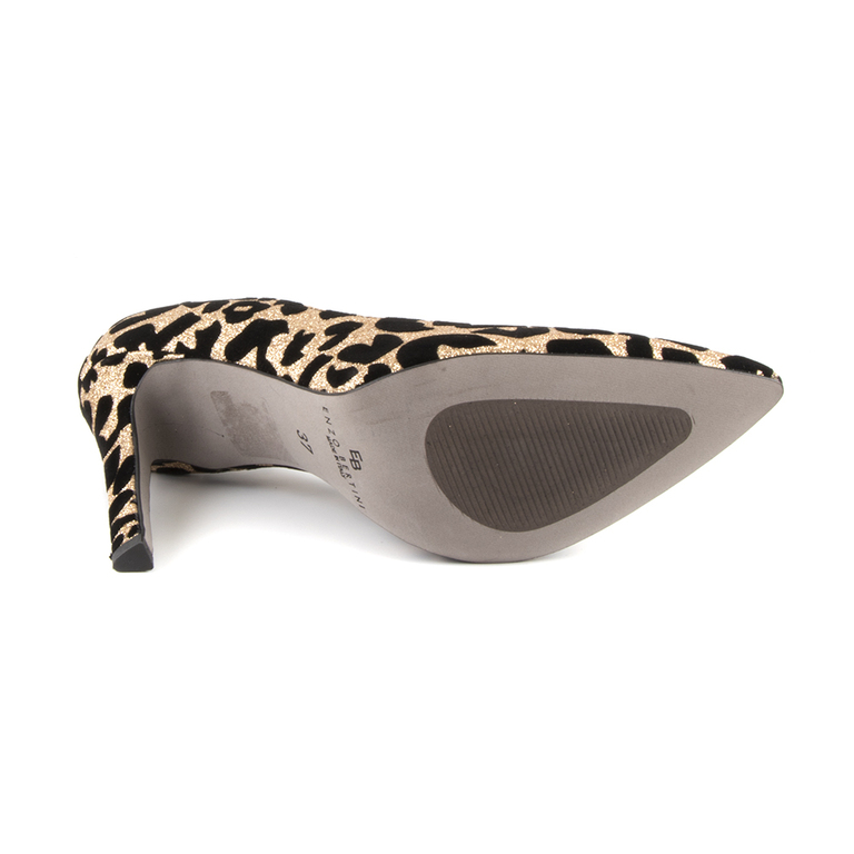 Pantofi femei Enzo Bertini leopard cu toc inalt 1428DP5970LEO