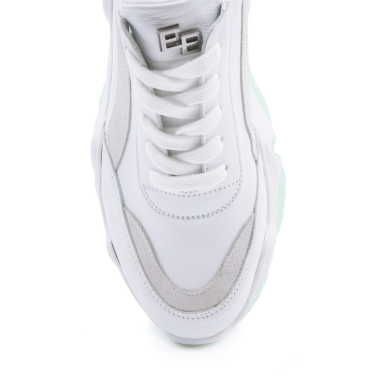 Sneakers femei Enzo Bertini albi din piele 1733DP22414A