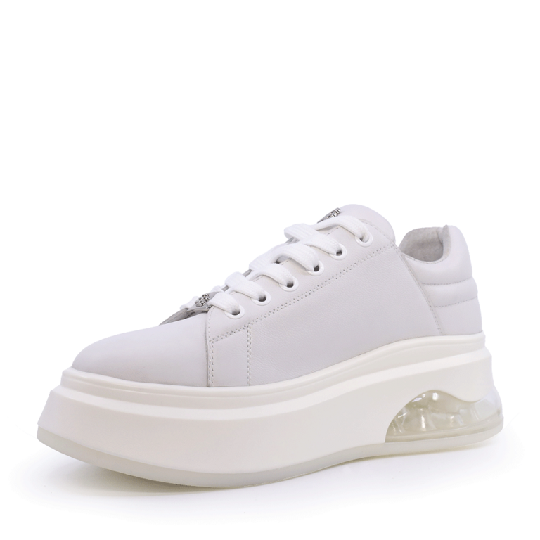 Sneakers femei Enzo Bertini albi din piele 3867DP390A