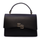 Poșetă satchel femei Enzo Bertini taupe cu logo 154POSP3351TA