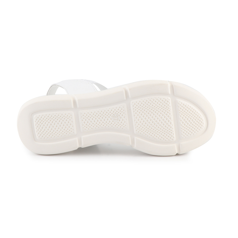 sandale femei enzo bertini albe din piele 1809ds14597a