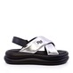 Sandale femei Enzo Bertini negre cu logo lateral 3869DS053N
