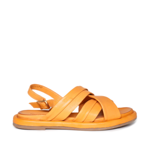 Sandale femei Enzo Bertini portocalii din piele 2595DS1202PO