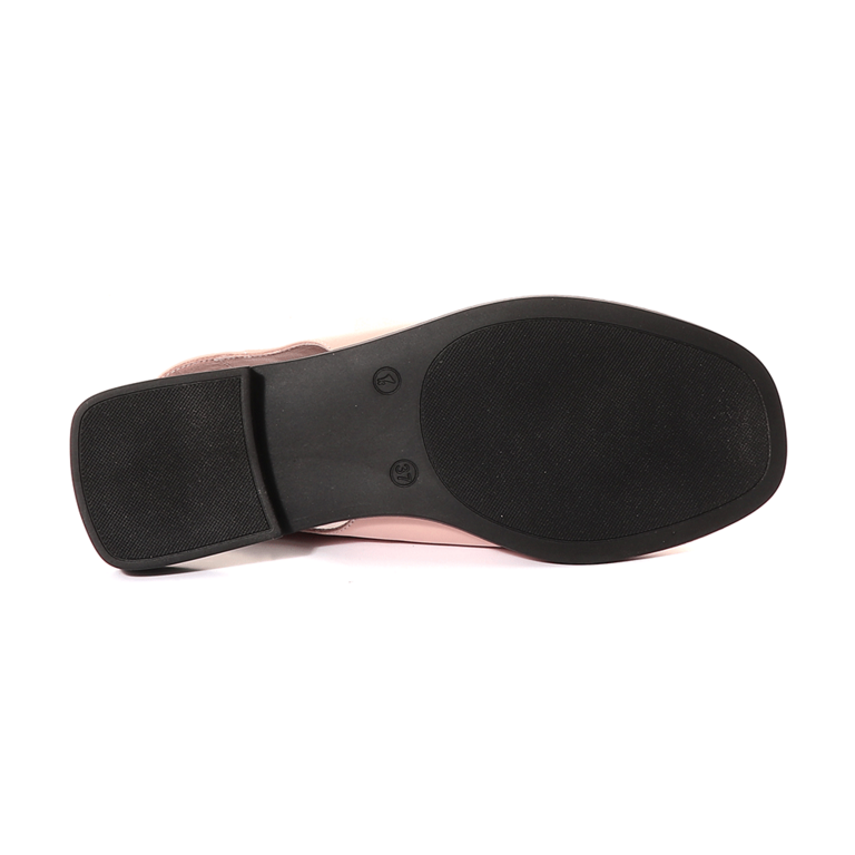 Sandale femei Enzo Bertini roz cu negru din piele 2581DS70907RO