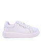 Sneakers  Enzo Bertini negri din piele cu logo metalic 3869DP665N