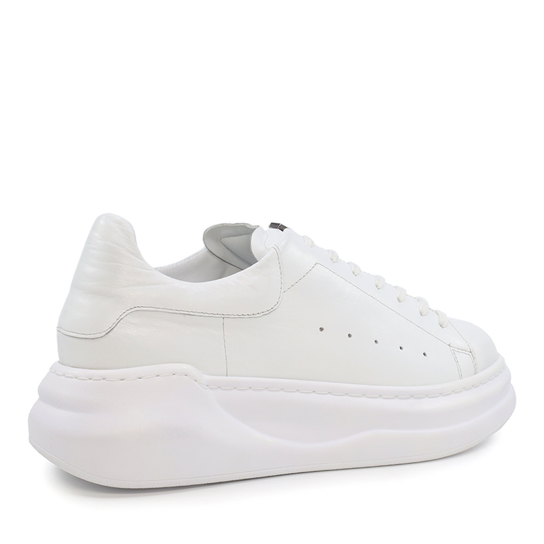 Sneakers femei Enzo Bertini albi din piele 1735DPS3022A