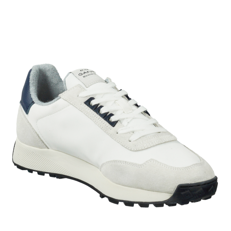 Sneakers bărbați Gant Garold albi din piele 1745BP633878A