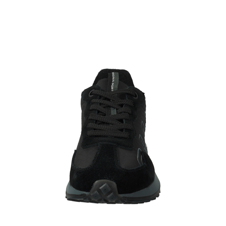 Sneakers bărbați Gant Ketoon negri din piele și textil 1745BP633882N