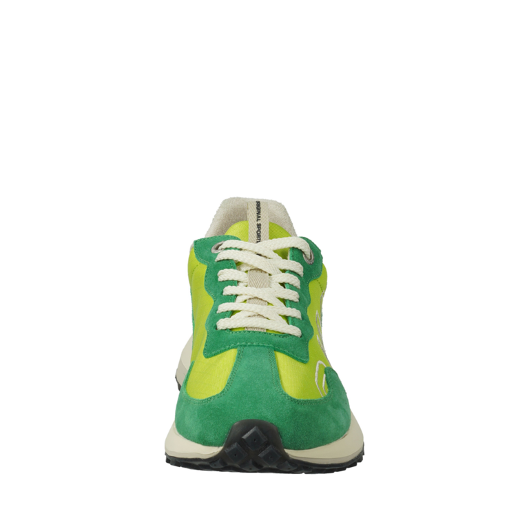 Sneakers bărbați Gant Ketoon verzi din piele și textil 1745BP633882V