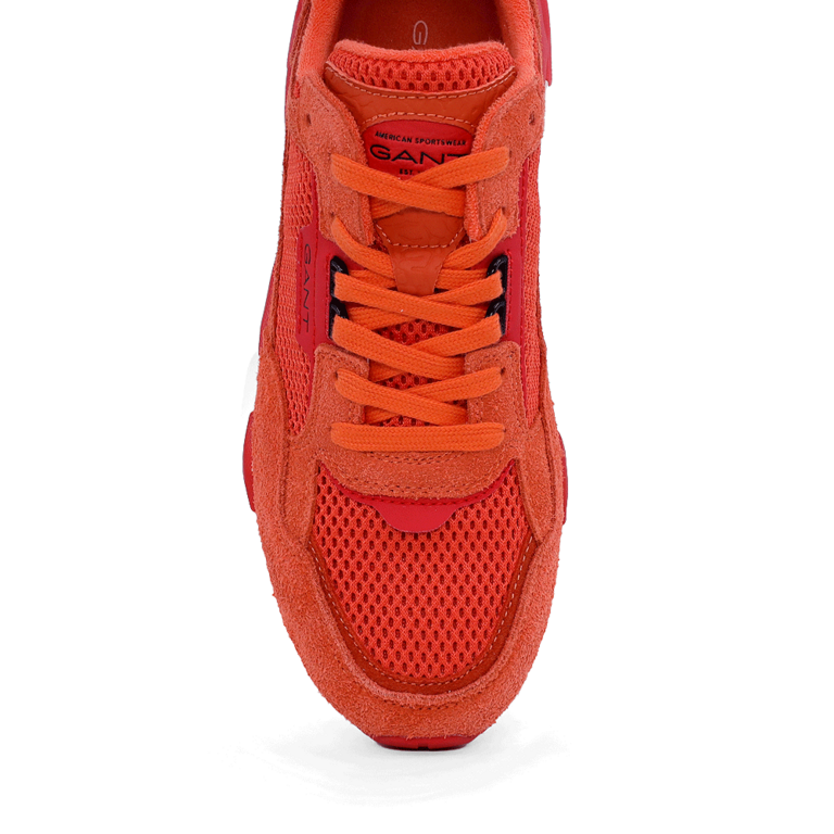 Sneakers bărbați Gant Zupimo portocalii din piele și textil 1747BP633542VPO