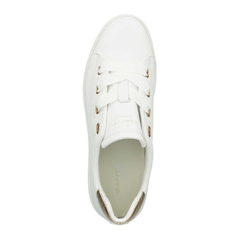 Pantofi femei Gant albi din piele 1743DP531666A