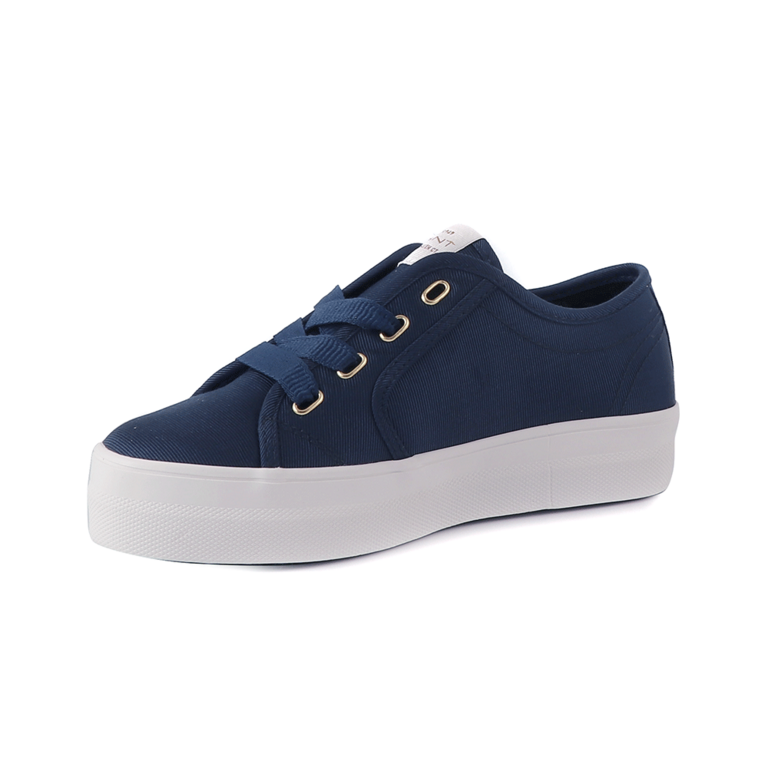 Pantofi sport femei Gant bleumarin din material textil 1741DPS539564BL