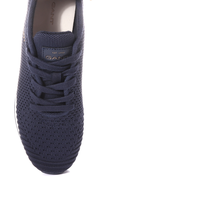Pantofi sport femei Gant bleumarin din mesh knitted 1741DPS539594BL
