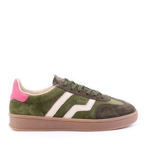 Sneakers femei Gant linia Cuzima verzi din piele întoarsă 1740dp533057vv
