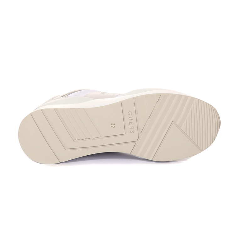 Pantofi sport femei Guess albi cu logo lateral 911DP5TESA