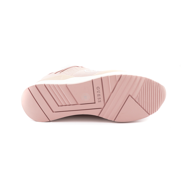 Pantofi sport femei Guess roz cu logo lateral 911DP5TESRO