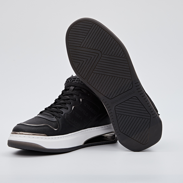 Sneakers bărbați Karl Lagerfeld negri din piele 2053BGV52041N 