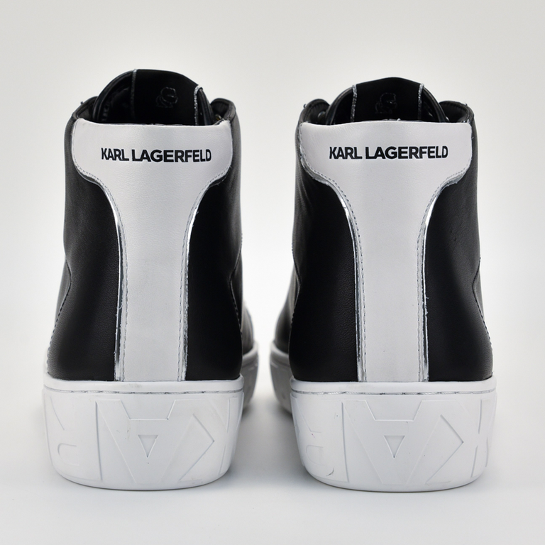 Sneakers high top bărbați Karl Lagerfeld negri 2054bg51040n