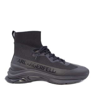 Sneakers high top bărbați Karl Lagerfeld negri din  sintetic și textil 2056bg53141n