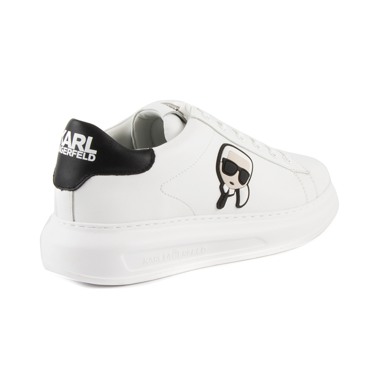 Pantofi sport bărbați Karl Lagerfeld albi din piele  2052BP52530A